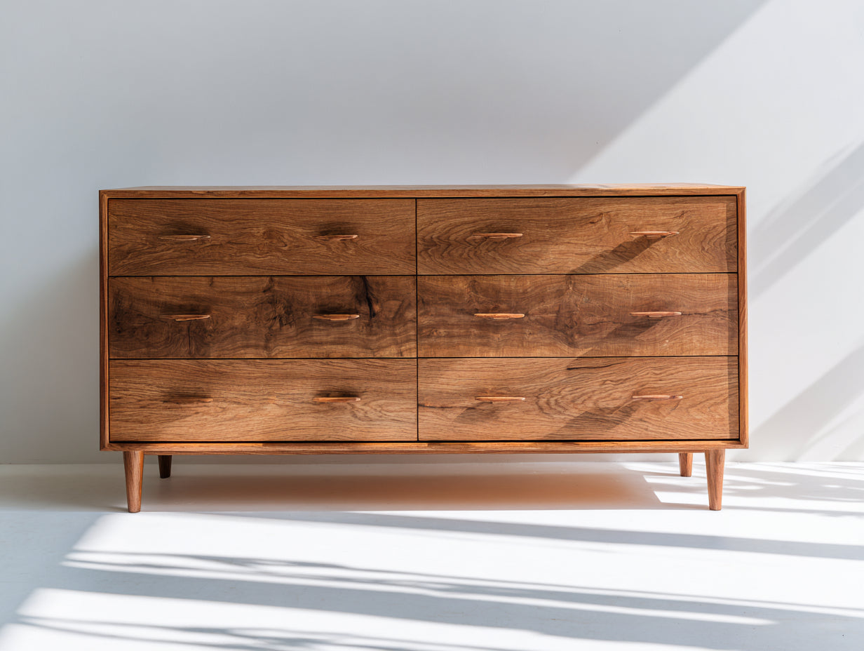 Cómodas madera 160x45x85 cm - Marrón - Estilo moderno